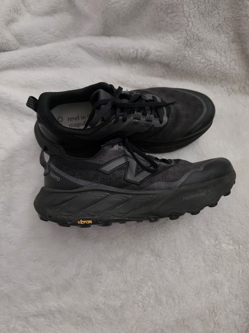 New Balance Women's Black Athletic Trail Shoes - All-Black Fresh Foam - Picture 1 of 8